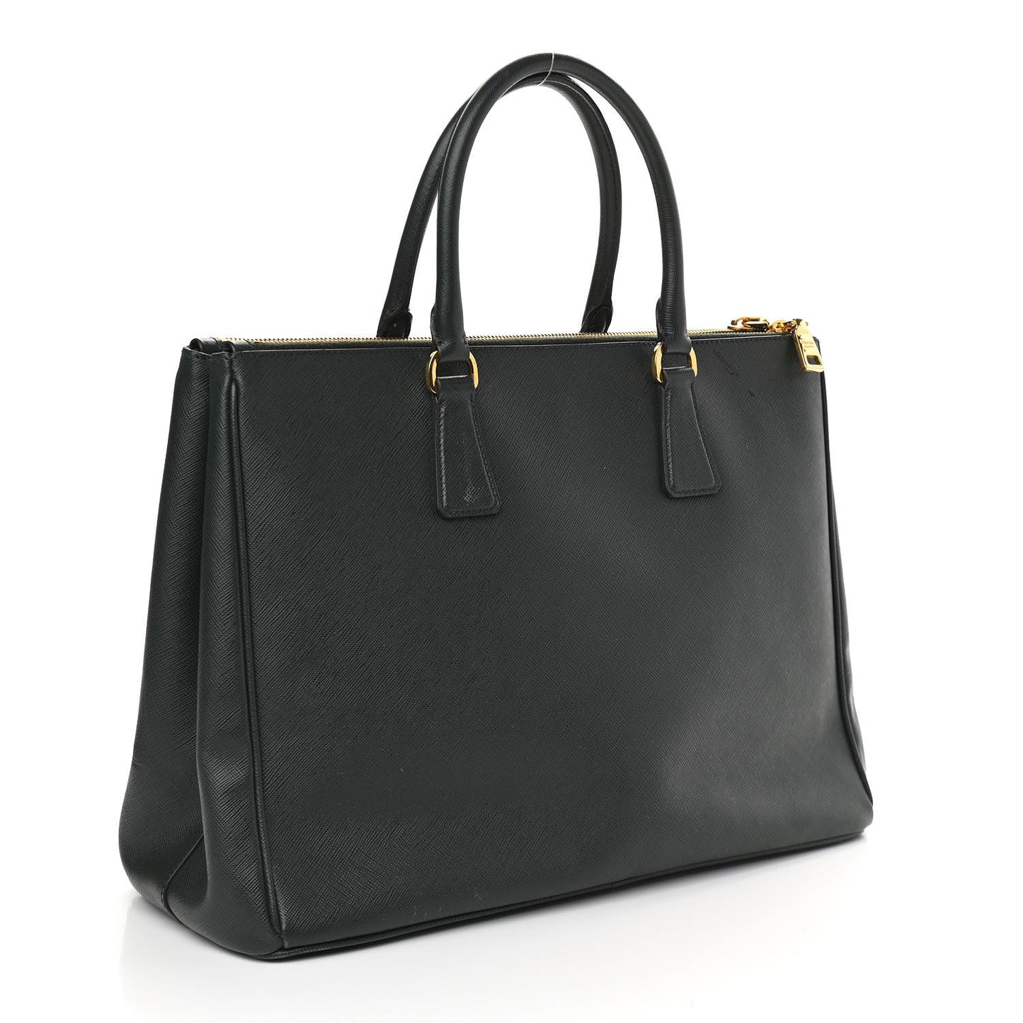 Saffiano Large Galleria Double Zip Tote Smeraldo