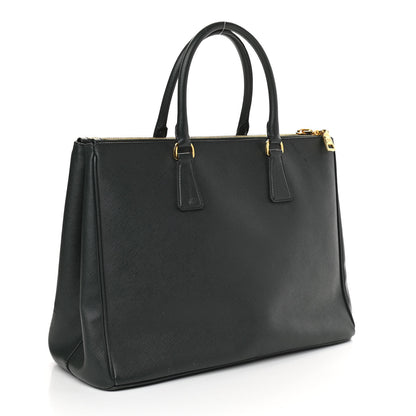 Prada Saffiano Large Galleria Double Zip Tote Smeraldo 2 of 12