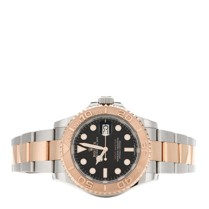 Rolex Stainless Steel 18K Everose Gold 40mm Yacht-Master Watch Black 116621 2 of 6