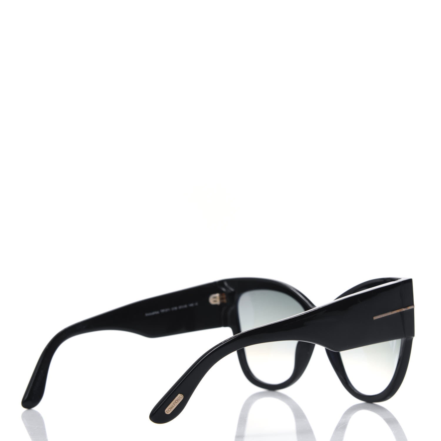 Tom Ford Acetate Anoushka Cat Eye Sunglasses TF371 Black 4 of 4