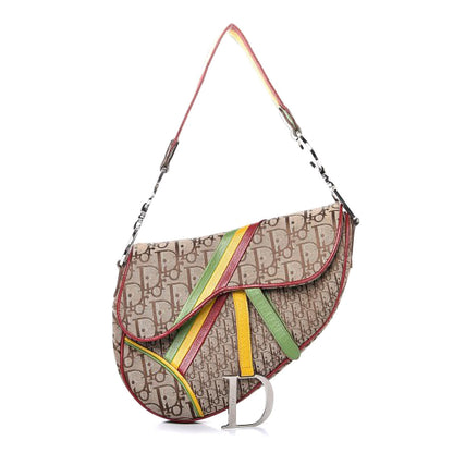 Christian Dior Monogram Rasta Saddle Bag Beige 1 of 7