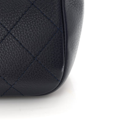 Chanel Grained Calfskin Archi Chic Flap Navy 13 of 15
