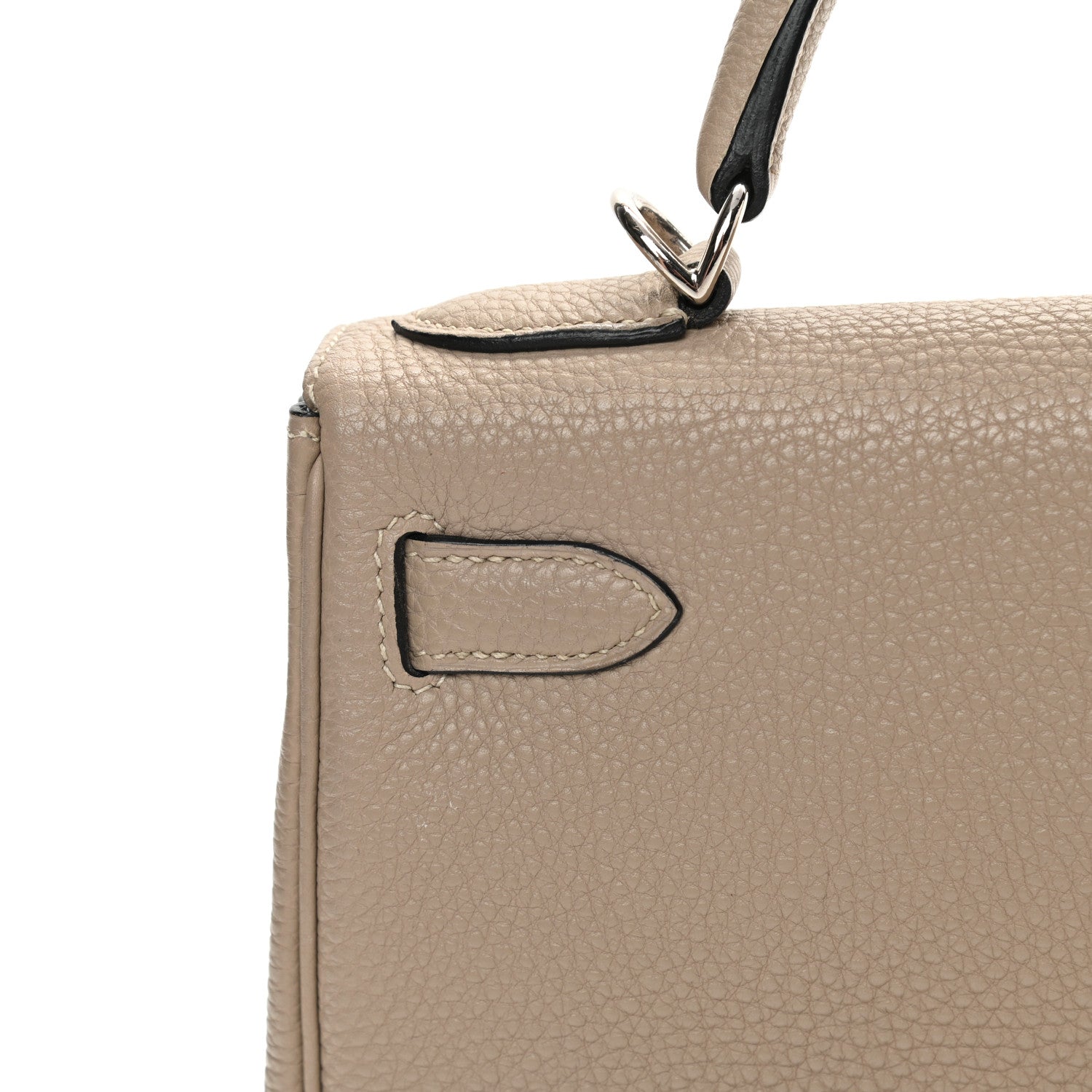Hermes Taurillon Clemence Kelly Retourne 28 Gris Tourterelle 11 of 43