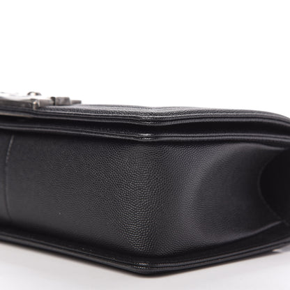 Chanel Caviar Quilted Medium Boy Flap Black 7 of 10
