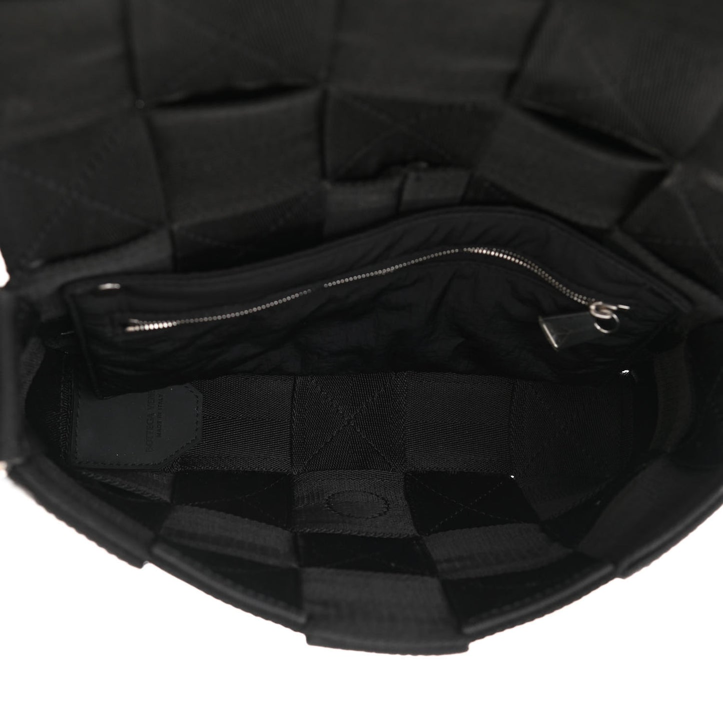 Webbing Maxi Intrecciato Cassette Bag Black