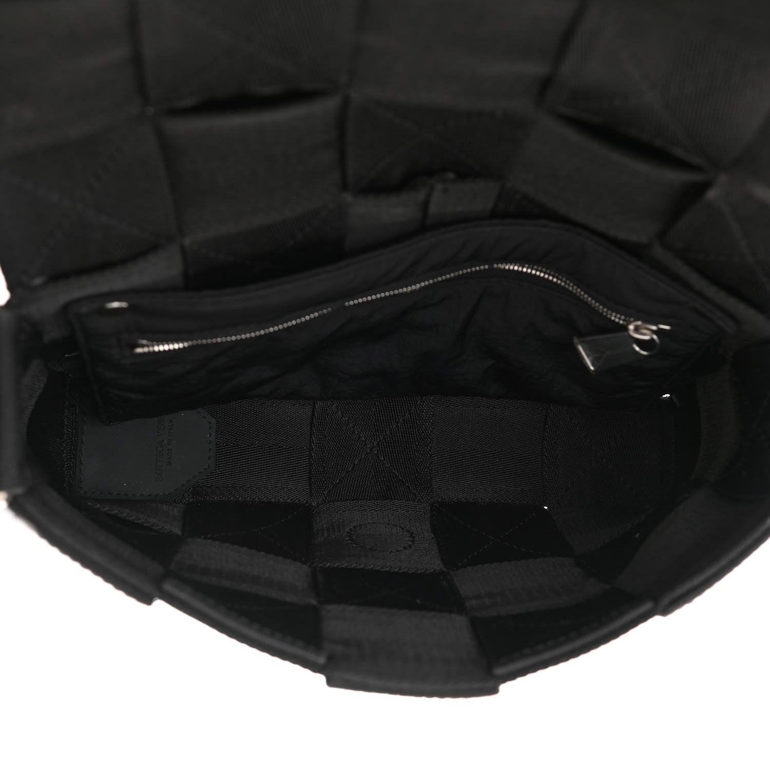 Bottega Veneta Webbing Maxi Intrecciato Cassette Bag Black 5 of 9