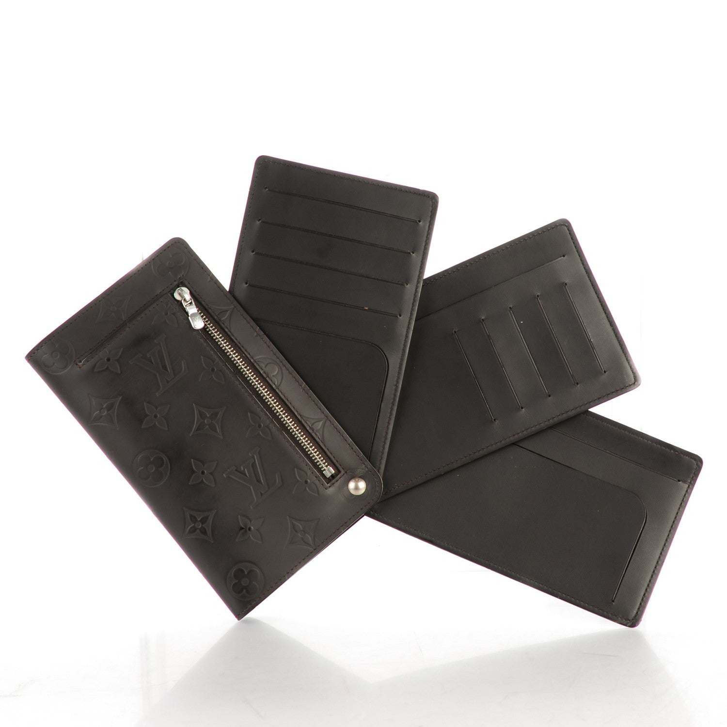 Louis Vuitton Monogram Glace Whist Wallet Cafe Brown 5 of 9