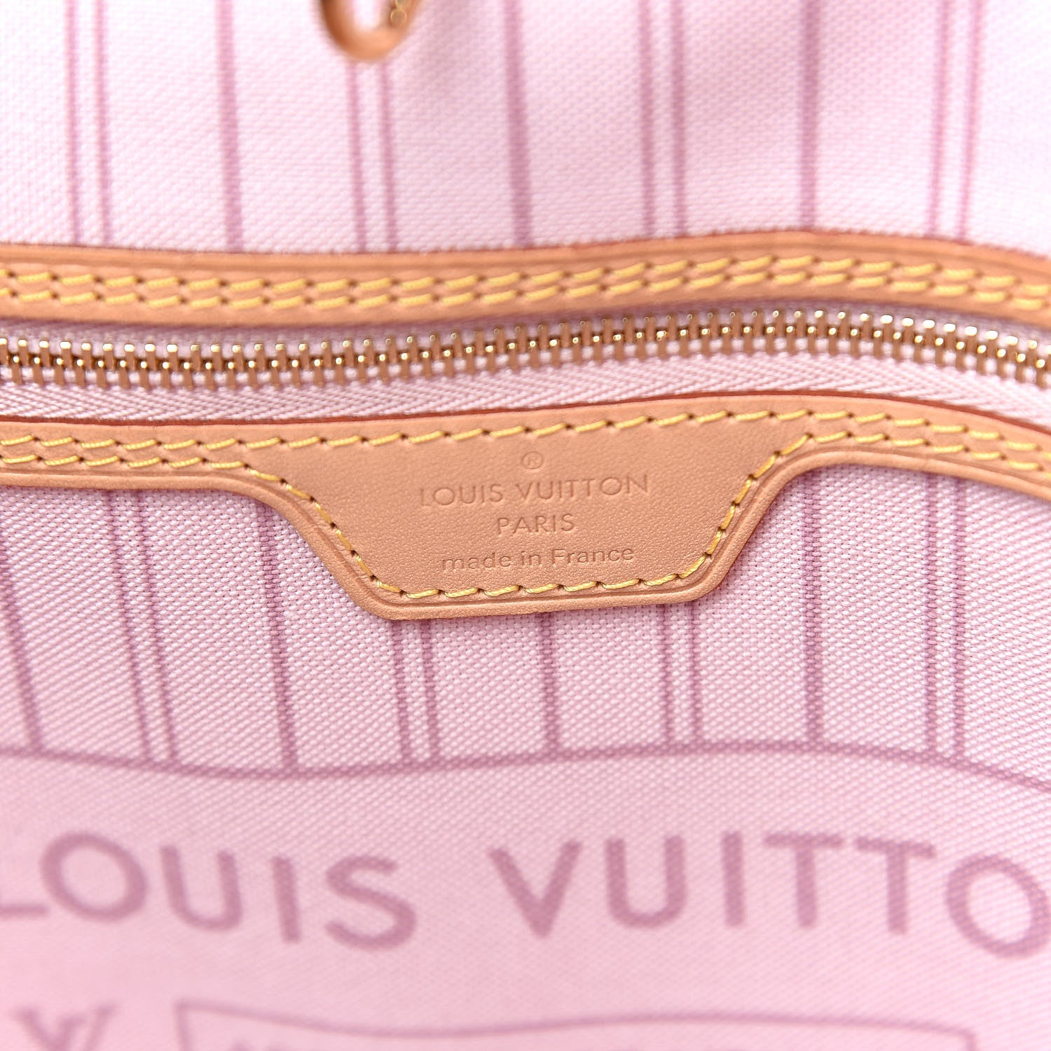 Louis Vuitton Monogram Capri V Neverfull MM Rose Ballerine 10 of 11