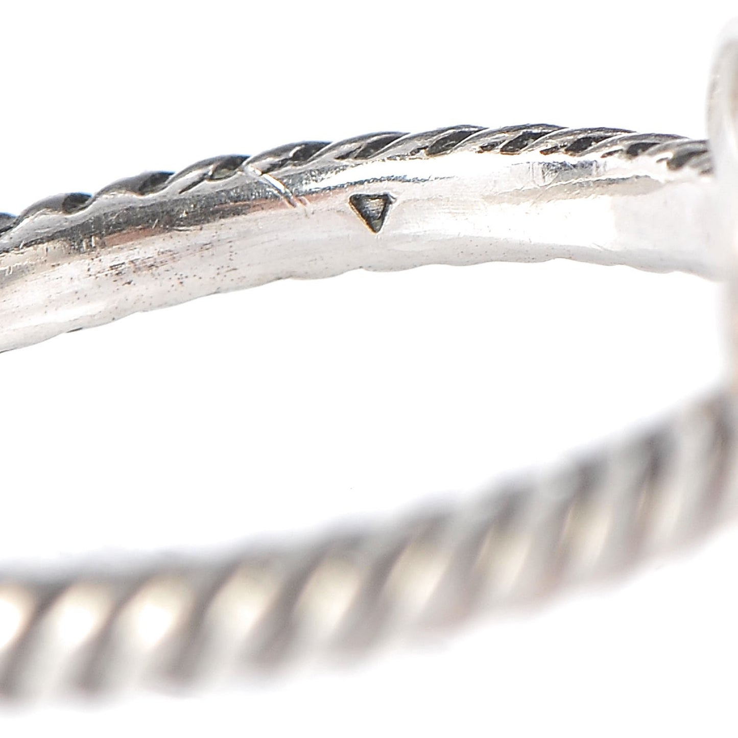 Sterling Silver Diamond 10mm Open Heart Ring 53.1 6.5