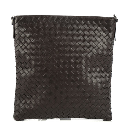 Bottega Veneta Calfskin Intrecciato VN Small Messenger Bag Ebano 1 of 9