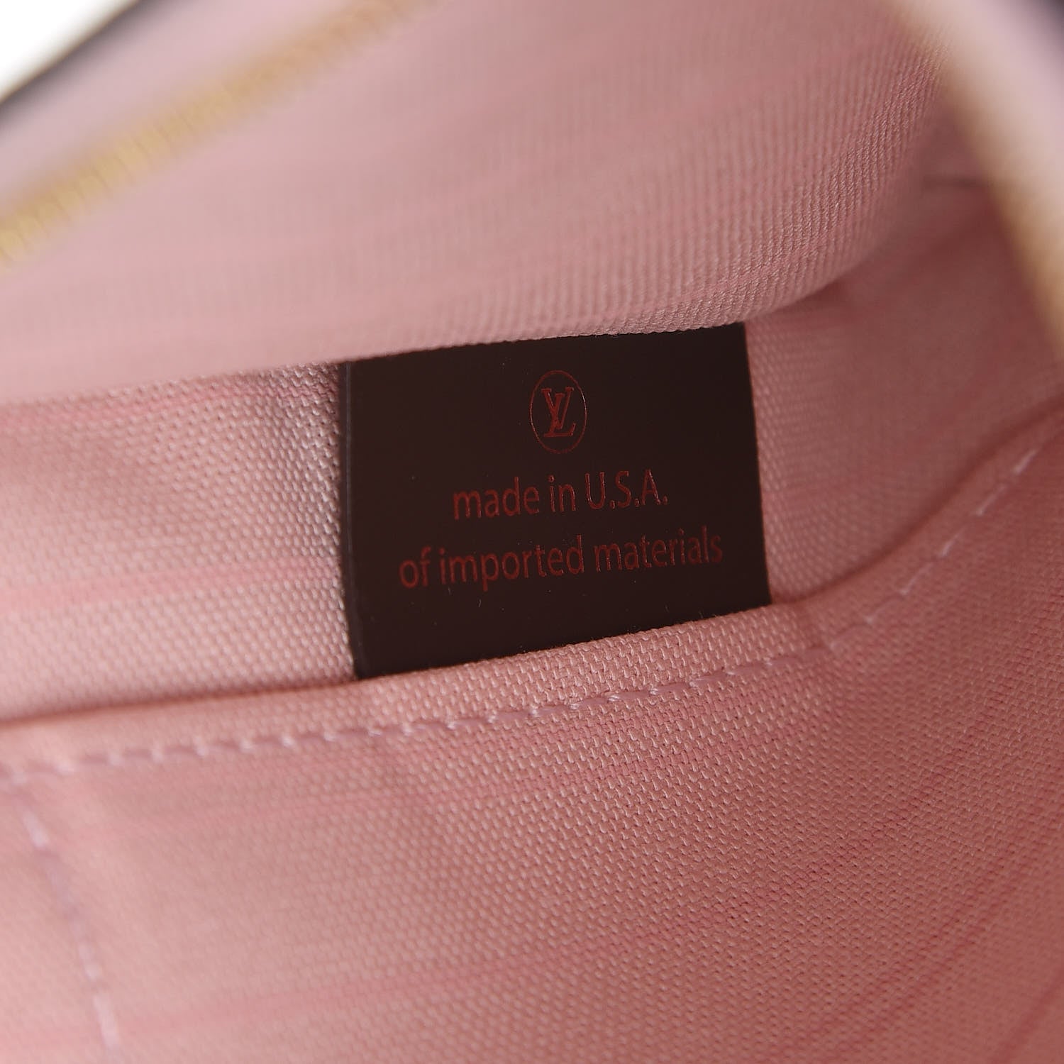 Louis Vuitton Damier Ebene Neverfull MM GM Pochette Rose Ballerine 7 of 8
