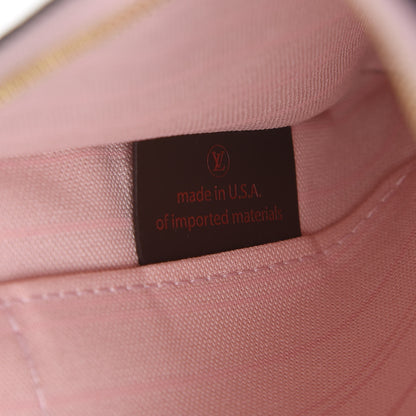 Louis Vuitton Damier Ebene Neverfull MM GM Pochette Rose Ballerine 7 of 8