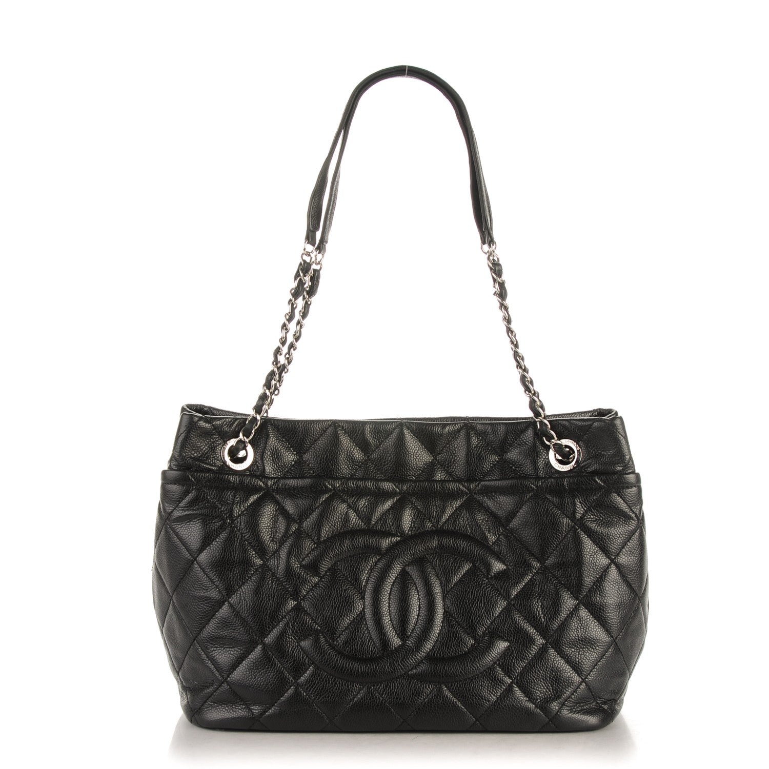 Chanel Caviar Quilted Timeless CC Soft Tote Black 1 of 7