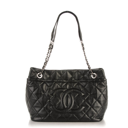 Chanel Caviar Quilted Timeless CC Soft Tote Black 1 of 7