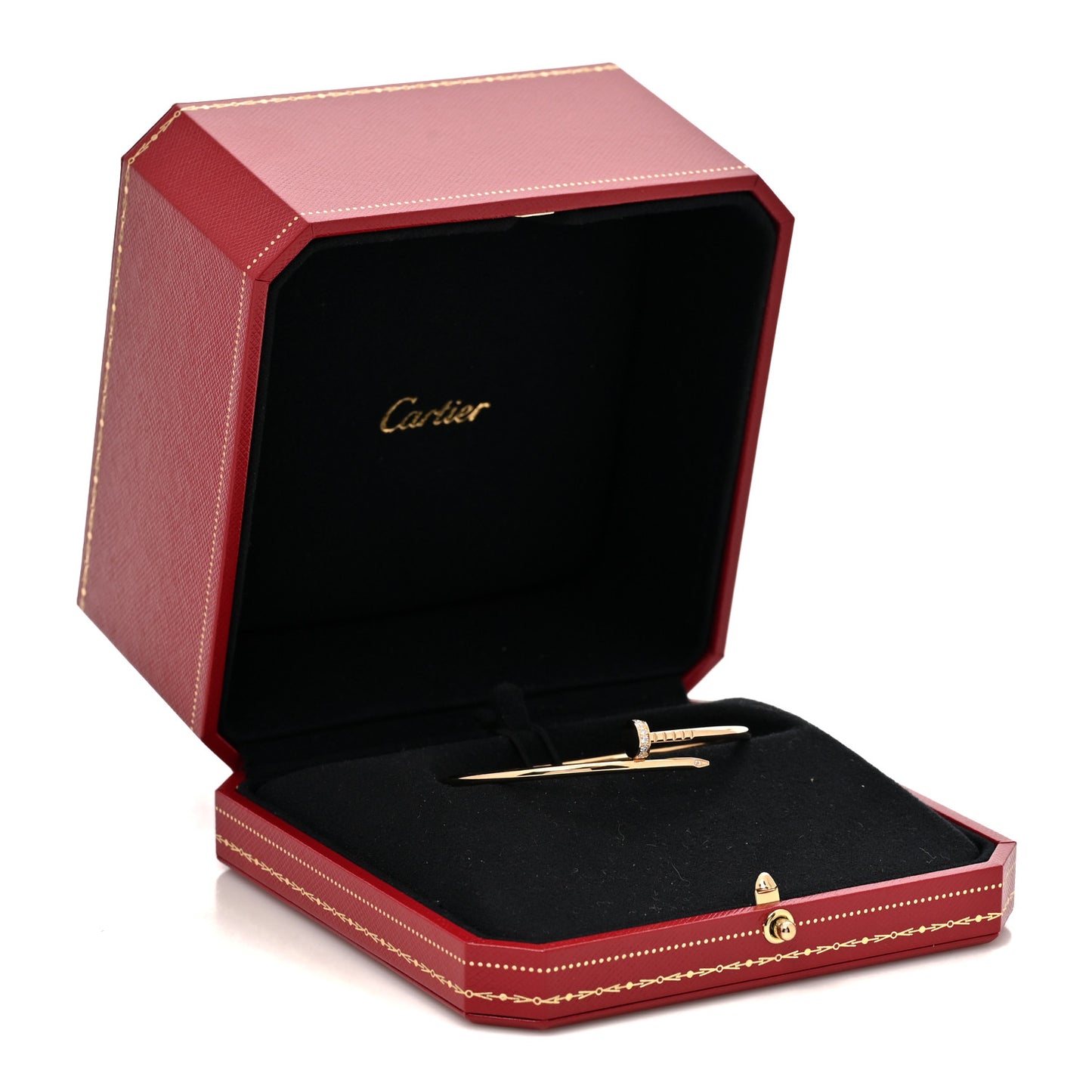 18K Yellow Gold Diamond Small Juste Un Clou Bracelet 17
