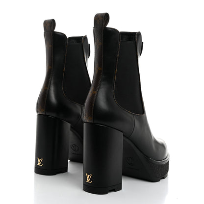 Louis Vuitton LV Beaubourge Ankle Boot 40 Black 4 of 8