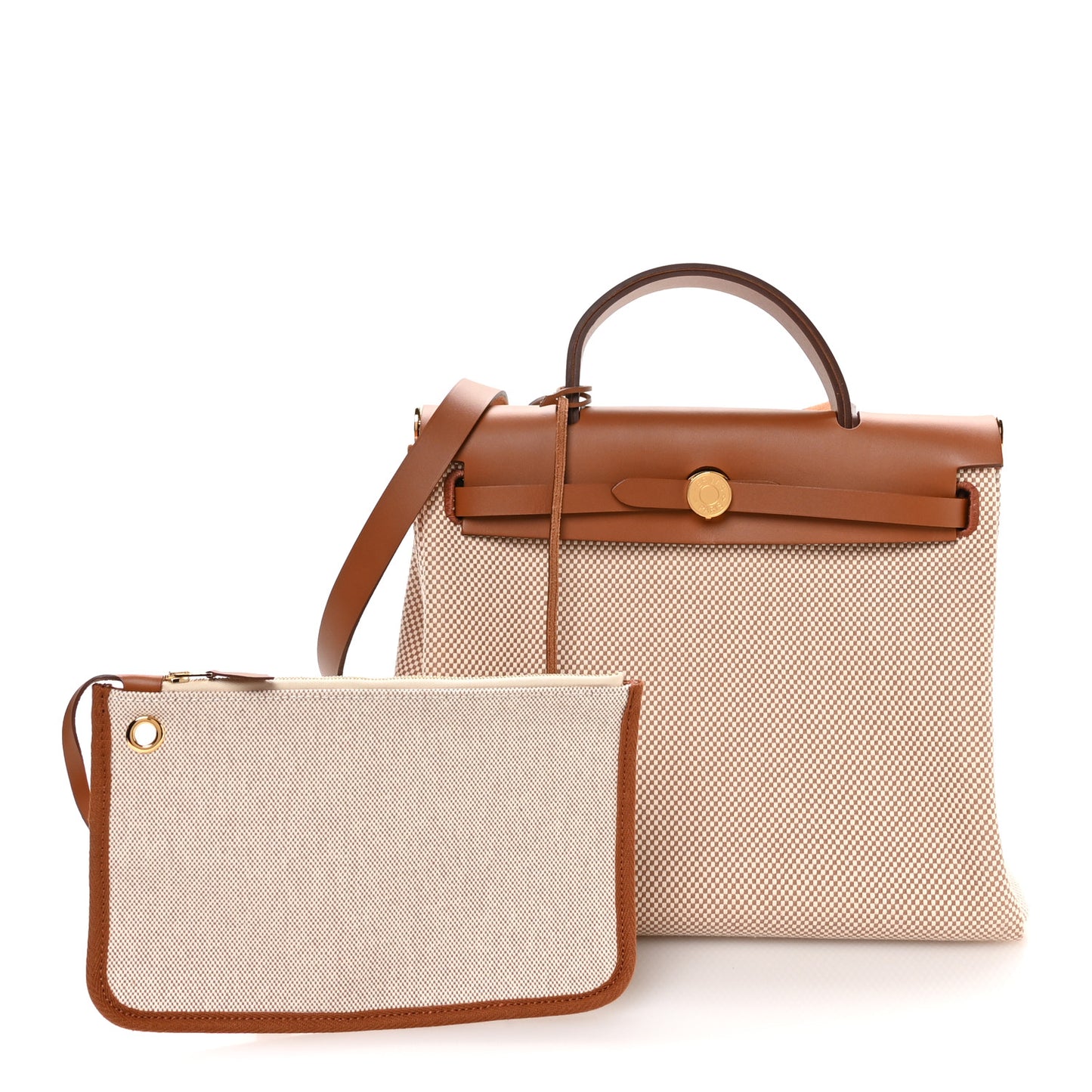 Vache Hunter Criss Viking Herbag Zip Retourne 31 PM Ecru Beige Naturel