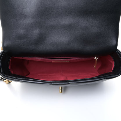 Chanel Lambskin Quilted Medium Chanel 19 Flap Black 7 of 10