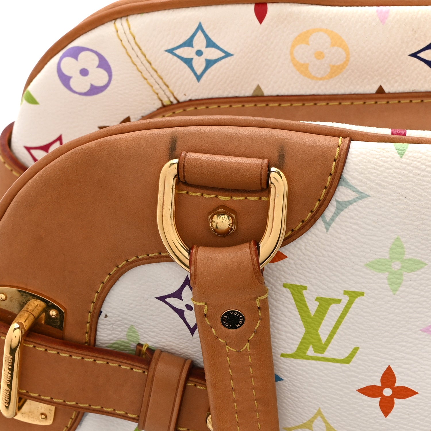 Louis Vuitton Monogram Multicolor Claudia White 14 of 15