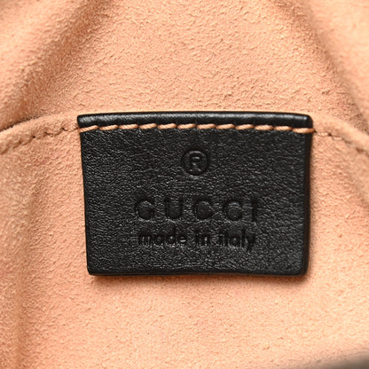 Gucci Calfskin Matelasse GG Marmont Cosmetic Case Black 7 of 8