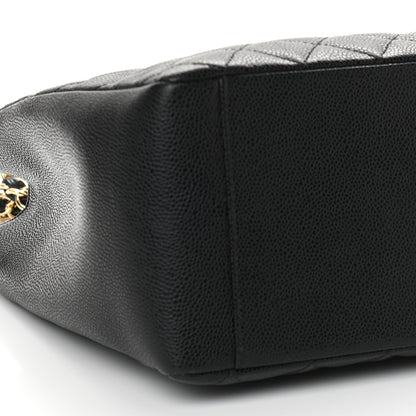 Chanel Caviar Quilted Grand Shopping Tote GST Black 8 of 9