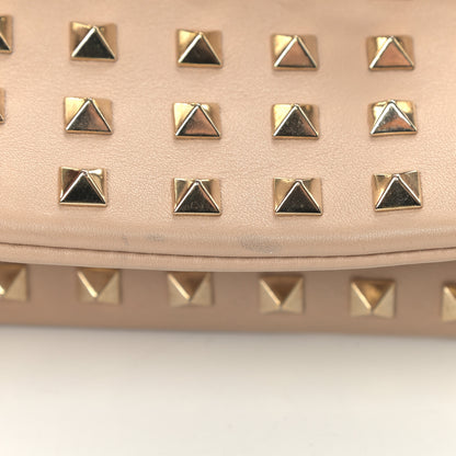 Valentino Garavani Vitello Medium Rockstud All Over Shoulder Bag Beige 11 of 12