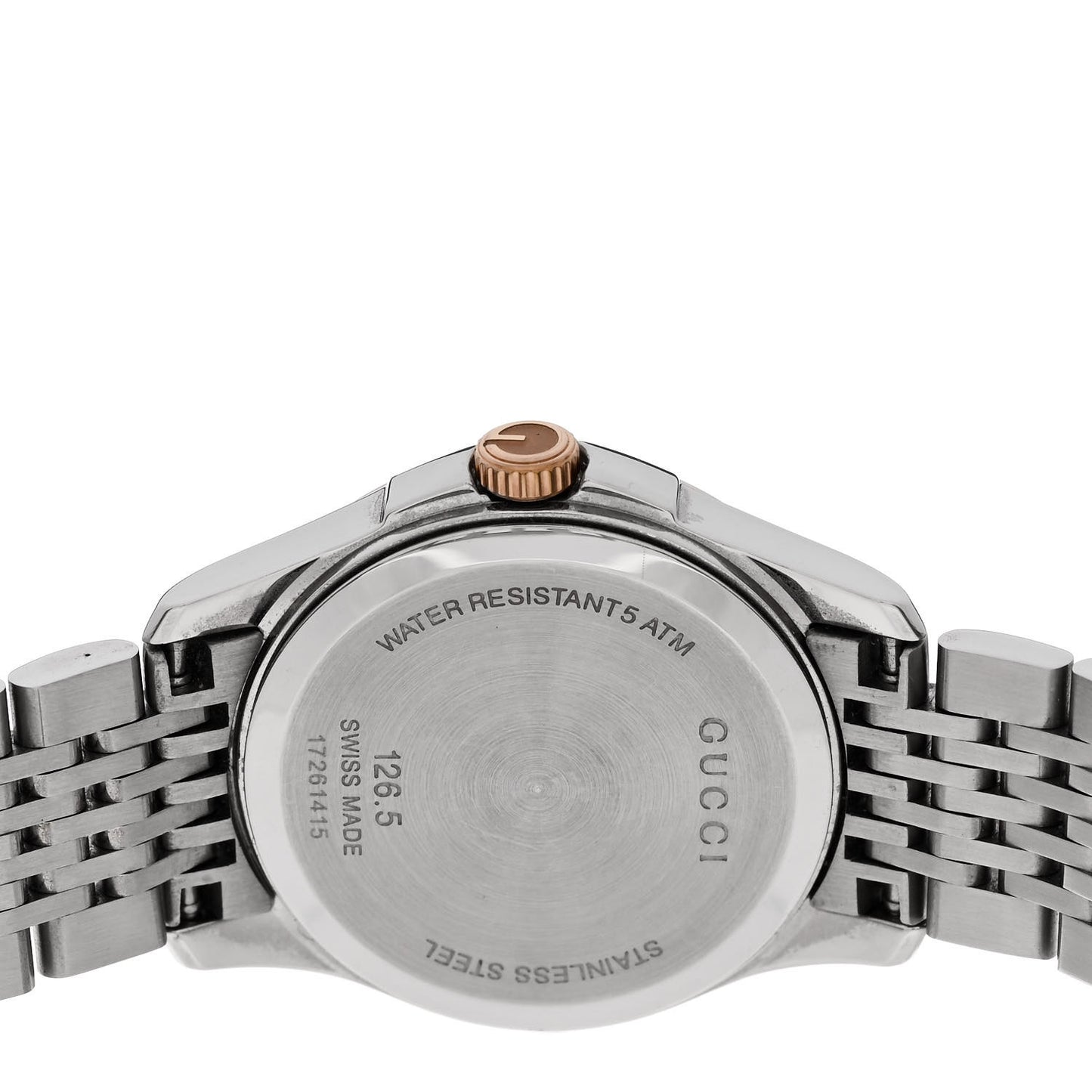 Stainless Steel 27mm G-Timeless Two Tone Quartz Watch Black