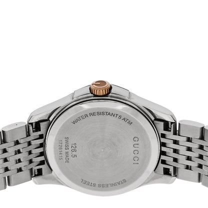 Gucci Stainless Steel 27mm G-Timeless Two Tone Quartz Watch Black 4 of 5