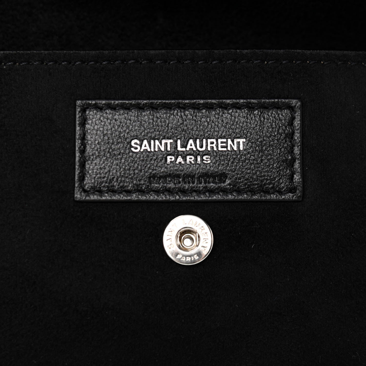 Saint Laurent Lambskin Teddy Drawstring Bag Crema Soft 7 of 13