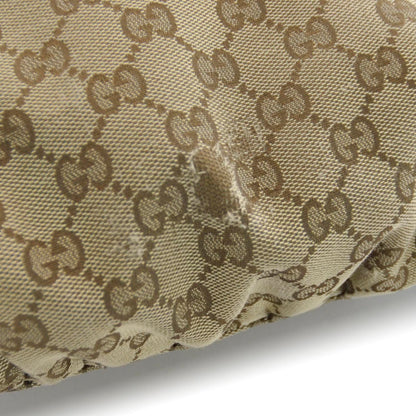 Gucci Monogram D Gold Hobo Ebony 5 of 8