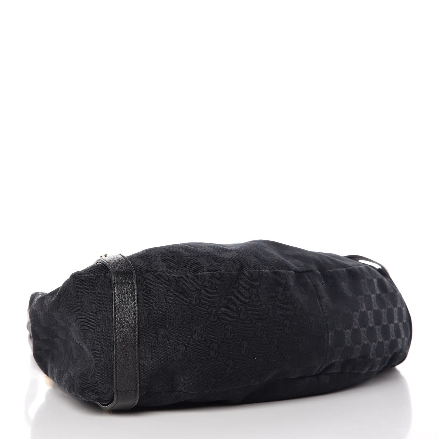 Monogram Medium Abbey Shoulder Bag Black