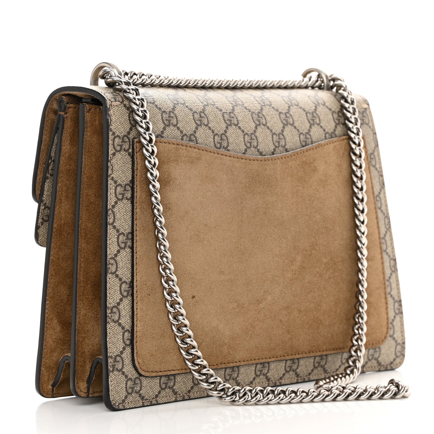 GG Supreme Monogram Medium Dionysus Shoulder Bag Taupe