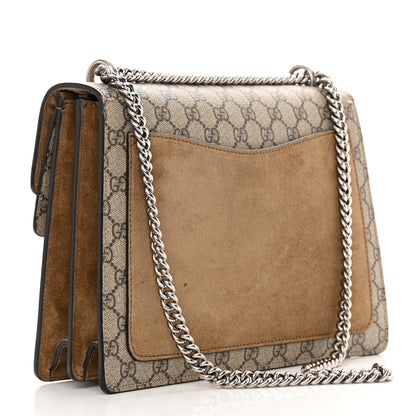 Gucci GG Supreme Monogram Medium Dionysus Shoulder Bag Taupe 3 of 16