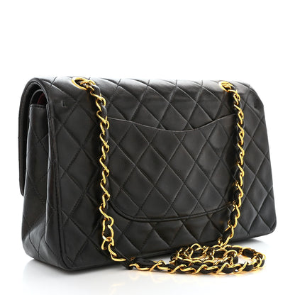Chanel Lambskin Quilted Medium Double Flap Black 3 of 13