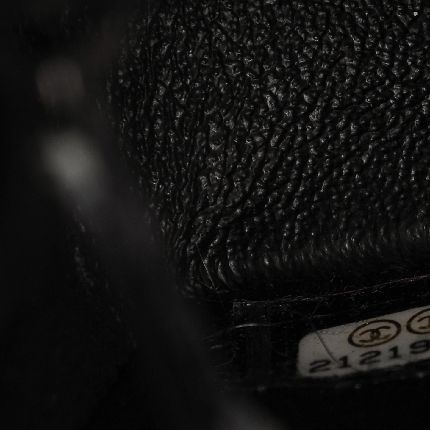 Lambskin Chevron Quilted Mini Rectangular Flap So Black