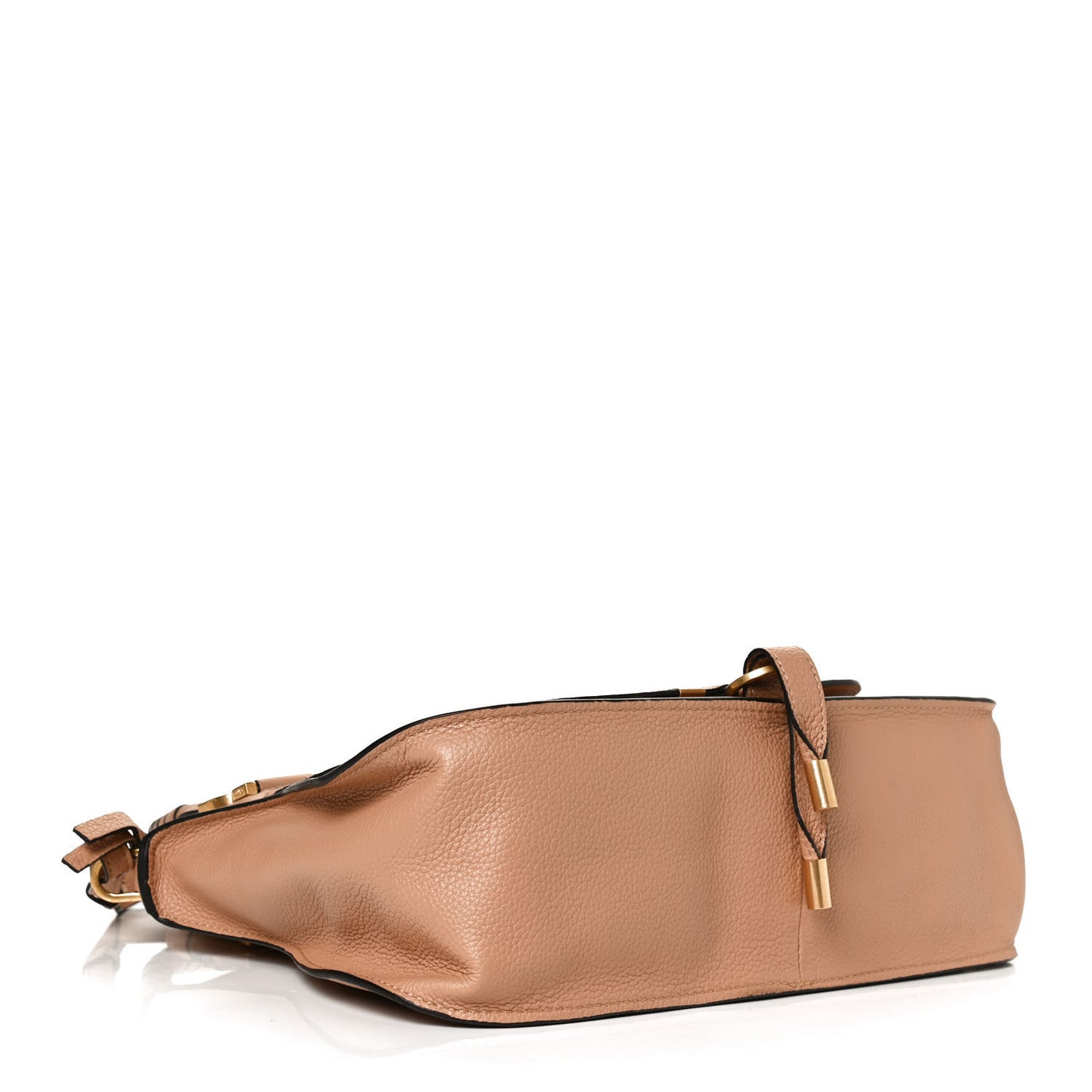 Calfskin Medium Marcie Satchel Light Tan