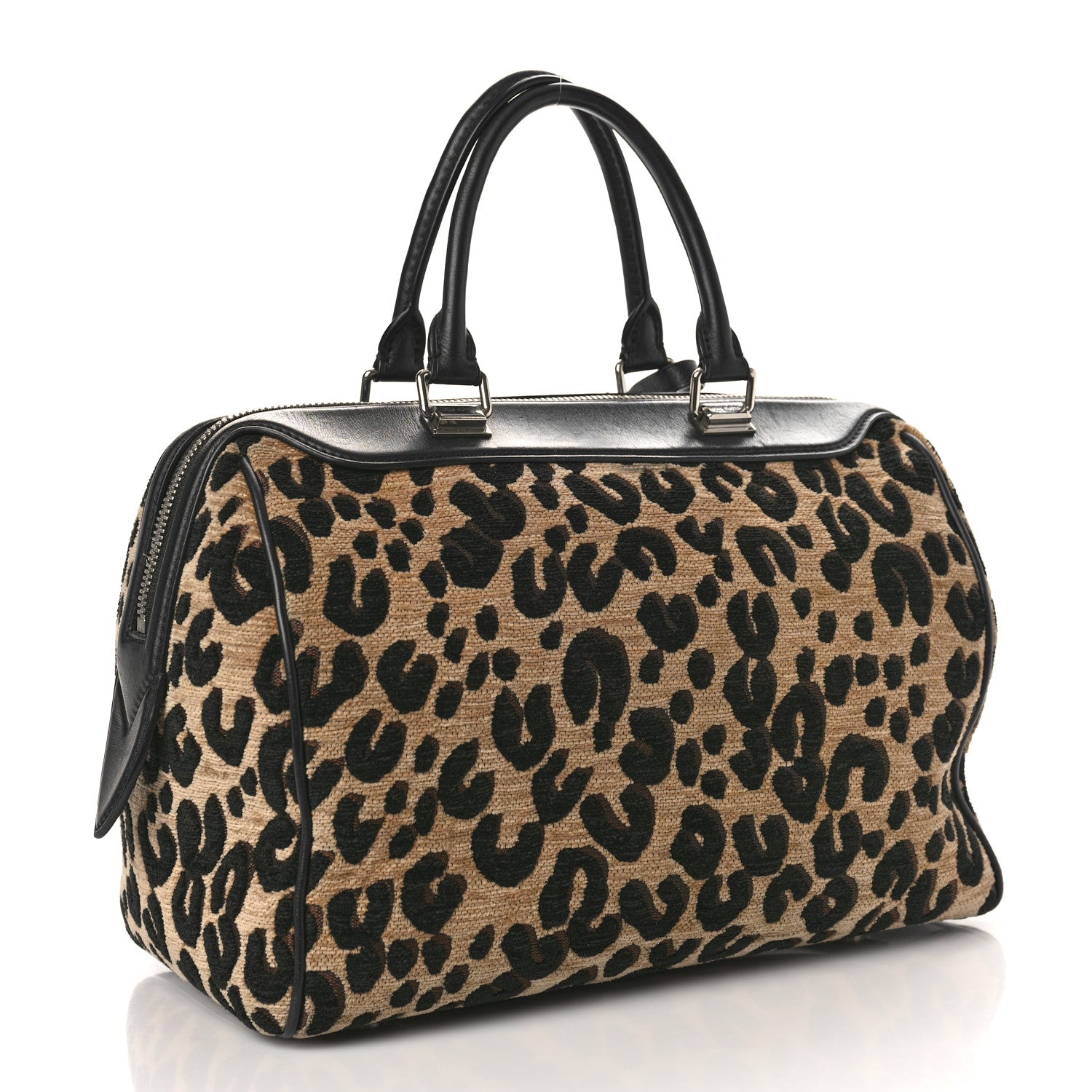 Louis Vuitton Jacquard Velvet Leopard Print Stephen Sprouse Speedy 2 of 9