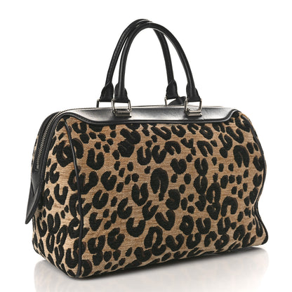 Louis Vuitton Jacquard Velvet Leopard Print Stephen Sprouse Speedy 2 of 9