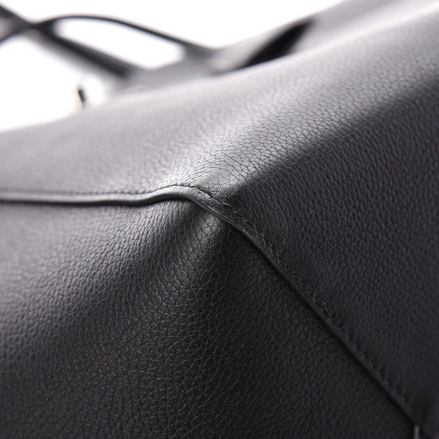 Calfskin Lockme Cabas Black