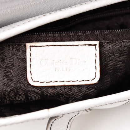 Christian Dior Calfskin Saddle Bag White 5 of 19