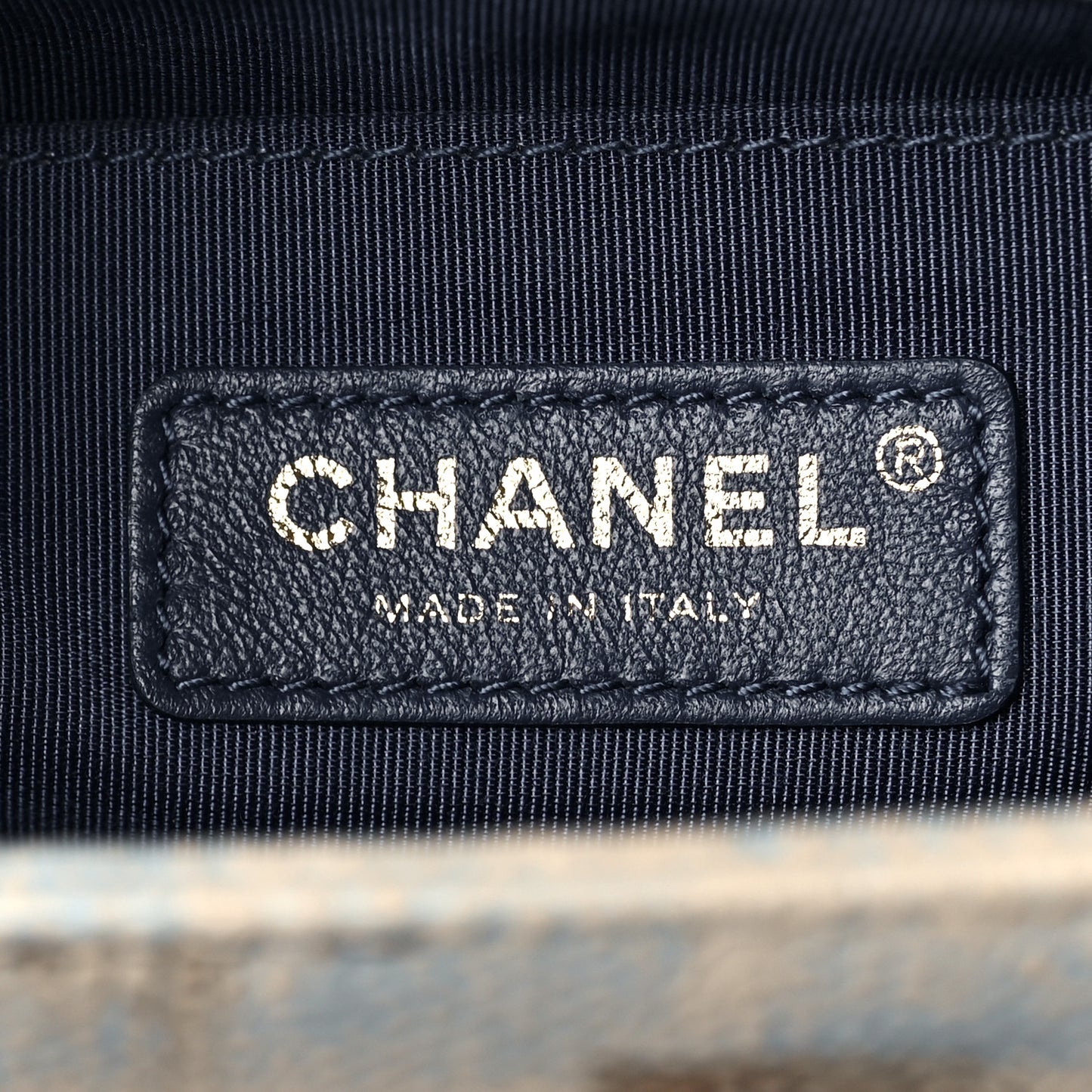 Painted Caviar Quilted Medium Boy In Cuba Flap Blue