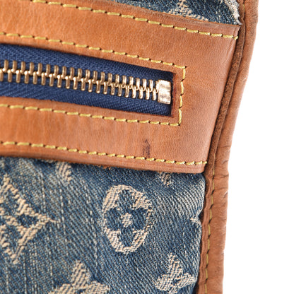 Louis Vuitton Monogram Denim Sac Plat Blue 7 of 14