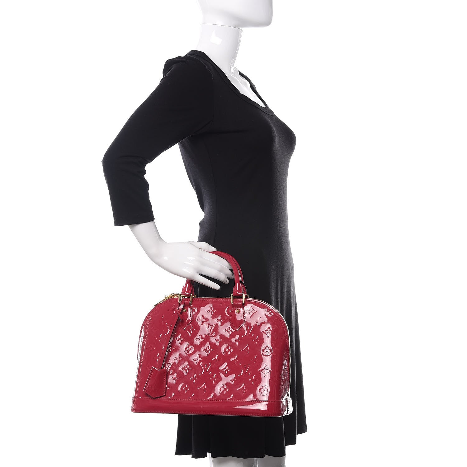 Louis Vuitton Vernis Alma PM Rose Indien 2 of 11