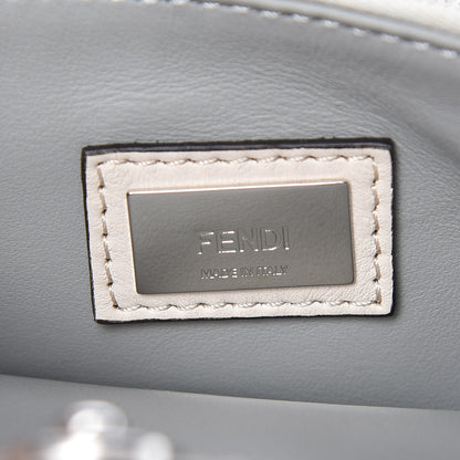 Fendi Vitello Dolce Century Petite 2Jours Tote Camelia Ghiaccio 9 of 10