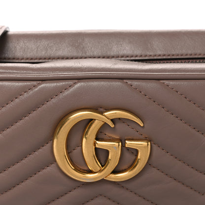 Gucci Calfskin Matelasse Small GG Marmont Chain Shoulder Bag Porcelain Rose 8 of 10