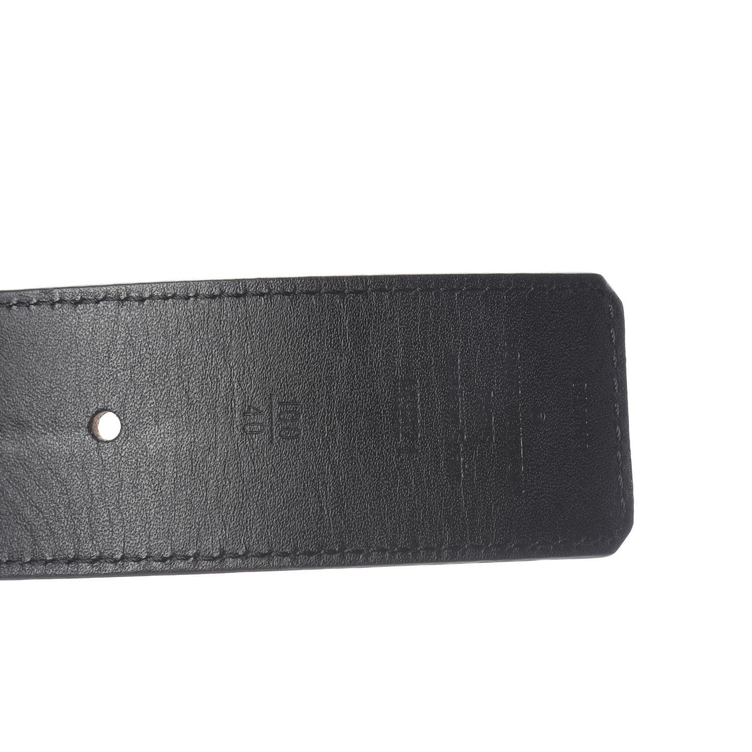 Louis Vuitton Monogram Calfskin 40mm LV Initiales Reversible Belt 100 40 Black 5 of 5