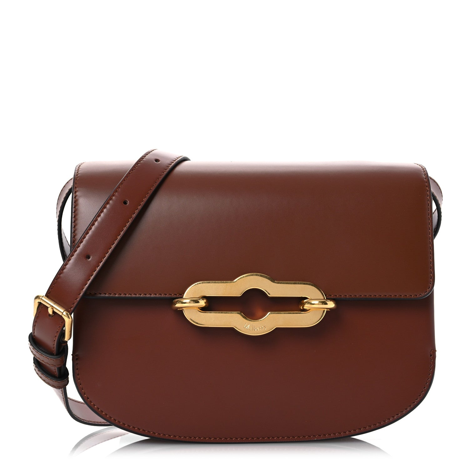 Mulberry Super Lux Calfskin Pimlico Satchel Bright Oak 1 of 11