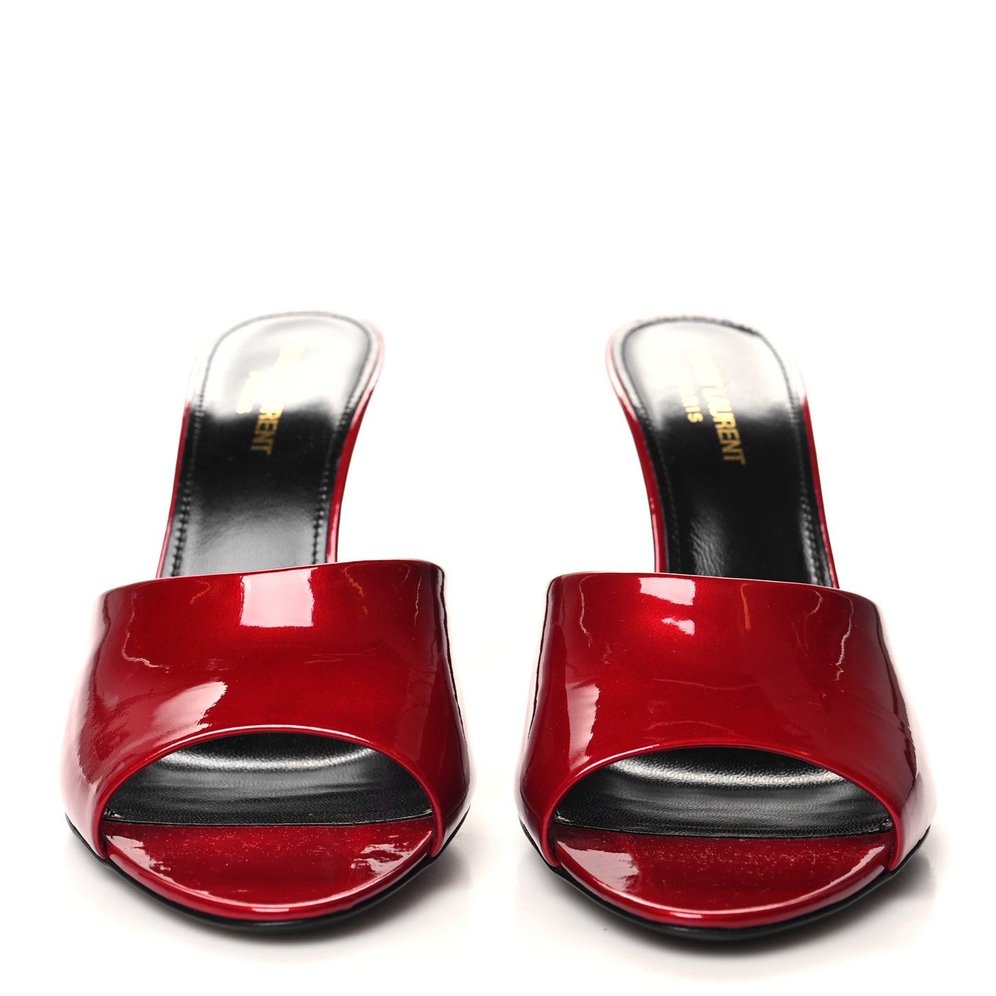 Vernice Gloss La 16 95 Mule Sandals 39.5 Tibet Red