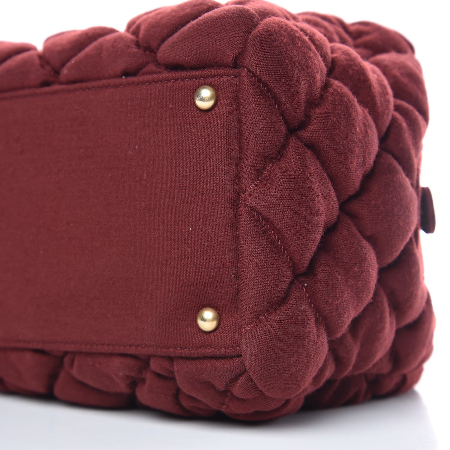 Jersey Bubble Quilt Bowler Bordeaux