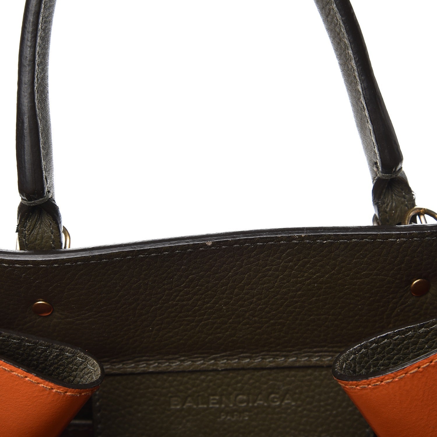Balenciaga Veau Papier A6 Zip Around Tote Green 11 of 16